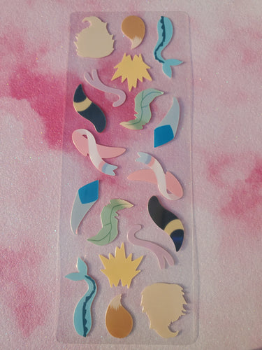 Eeveelution Tails Stickers