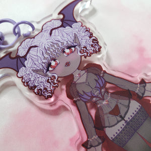 Lavender Vampire Keychain