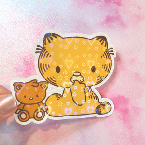 Hello Garfield Sticker