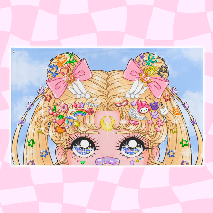 Decora Usagi Wall Flag