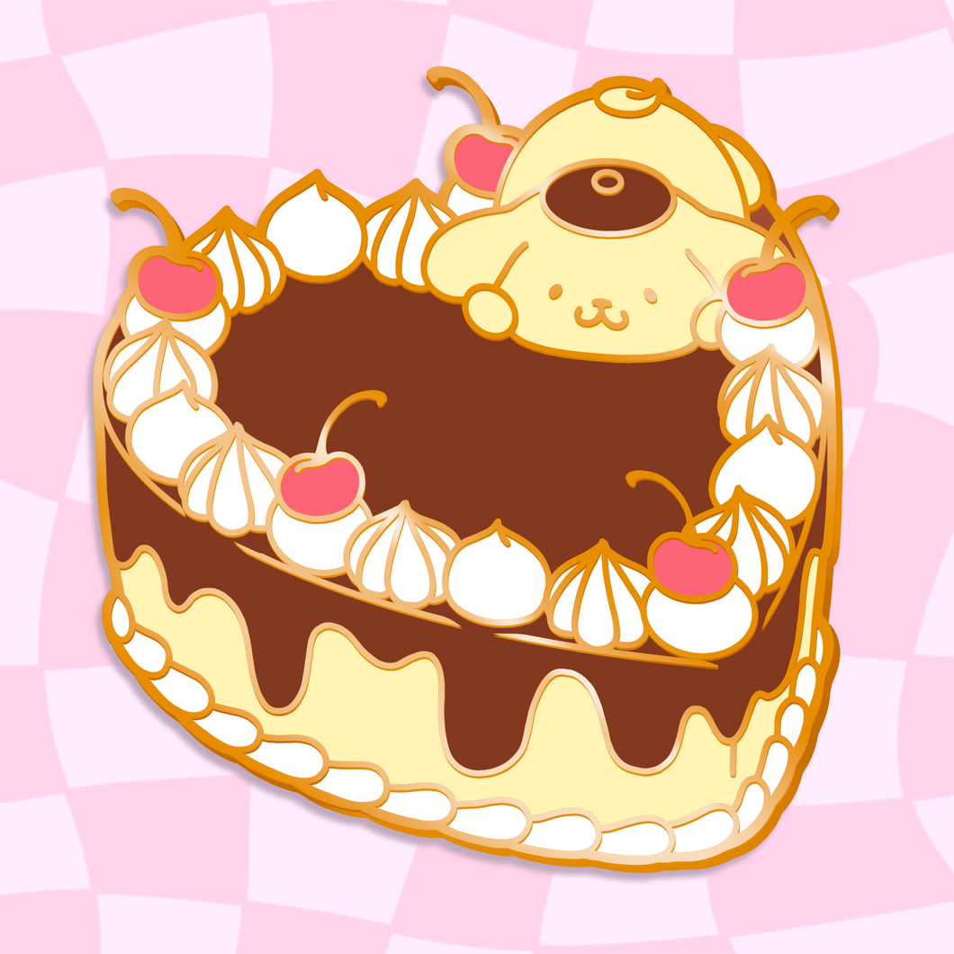 PREORDER Pompom Cake Pin