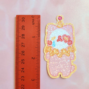 Sad Clown Cat Stickers