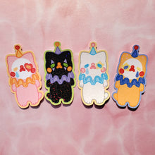 Sad Clown Cat Stickers