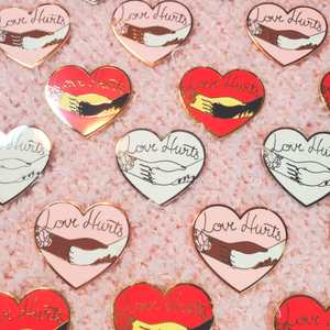 Love Hurts Pin