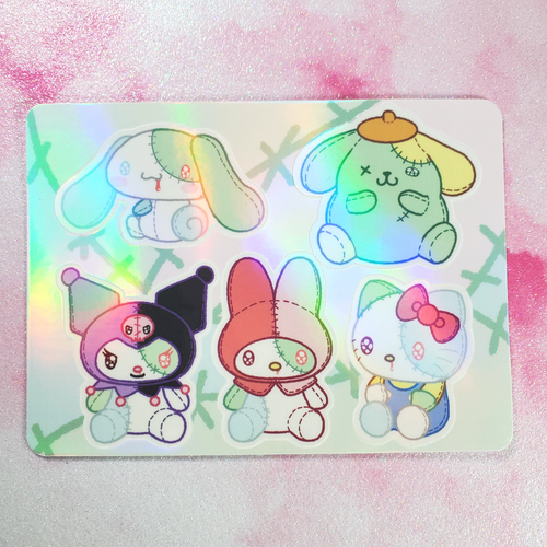 Zombie Sanrio Stickers