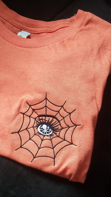 Web Eye Embroidered T-Shirt