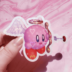 Cupid Kirby Sticker
