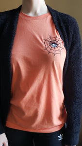 Web Eye Embroidered T-Shirt