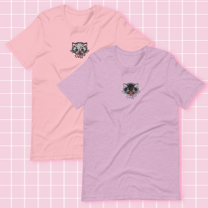 Embroidered Killer Kitty T-Shirt