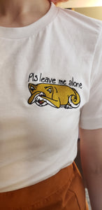 Pls Shiba Embroidered T-Shirt